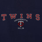 MLB (Lee) - Minnesota Twins Embroidered Sweatshirt 1990s Large Vintage Retro Baseball