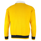Ralph Lauren (Polo Sport) - Yellow 1/4 Button-Up Sweatshirt 1990s Small Vintage Retro