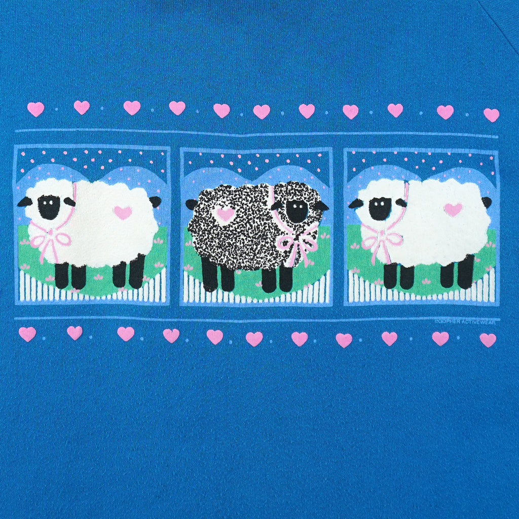 Vintage (Jerzees) - Three Sheep Crew Neck Sweatshirt 1990s X-Large Vintage Retro