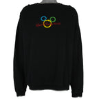Disney - Walt Disney World Embroidered Spell-Out Sweatshirt 2000 X-Large Vintage Retro