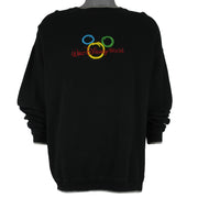 Disney - Walt Disney World Embroidered Spell-Out Sweatshirt 2000 X-Large Vintage Retro