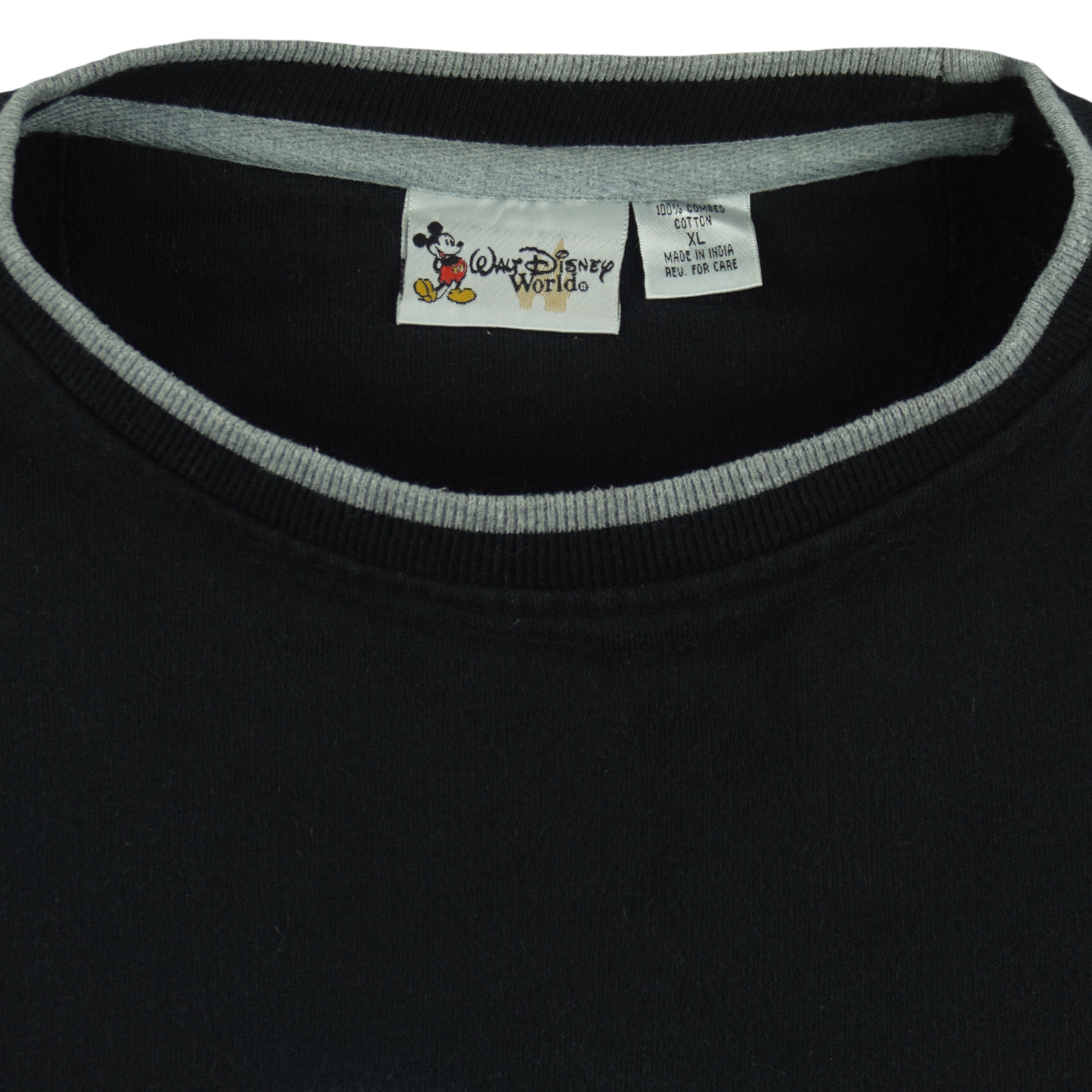 Disney - Walt Disney World Embroidered Spell-Out Sweatshirt 2000 X-Large Vintage Retro