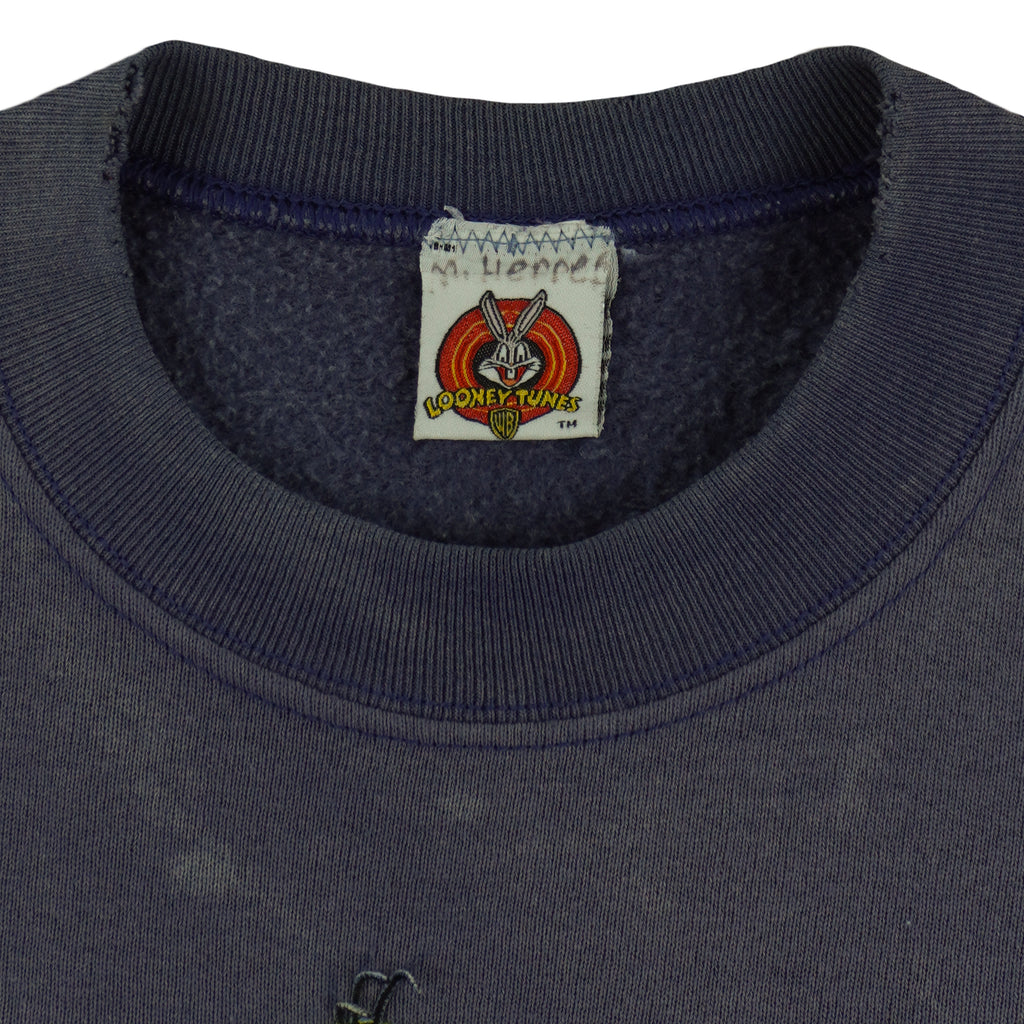 Looney Tunes - Tweety American Classic Crew Neck Sweatshirt 1990s X-Large Vintage Retro