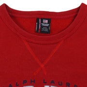Ralph Lauren (Polo) - Polo Jeans Embroidered Crew Neck Sweatshirt 1990s Large Vintage Retro
