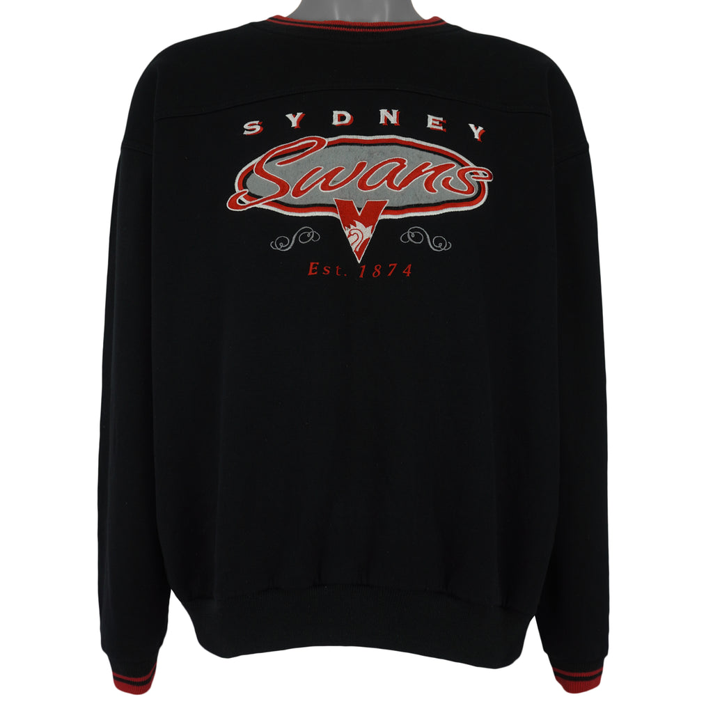 Vintage - Sydney Swans Embroidered Crew Neck Sweatshirt 1990s X-Large Vintage Retro Football