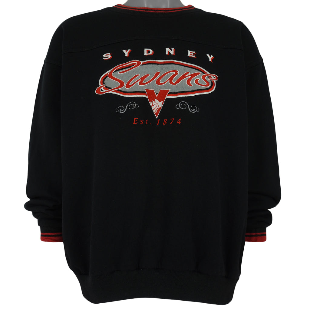 Vintage - Sydney Swans Embroidered Crew Neck Sweatshirt 1990s X-Large Vintage Retro Football