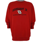 Budweiser (Chase) - Red Dale Earnhardt Jr. Crew Neck Sweatshirt 1990s Large Vintage Retro