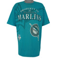 Starter - Property Of The Florida Marlins T-Shirt 1994 X-Large Vintage Retro Baseball