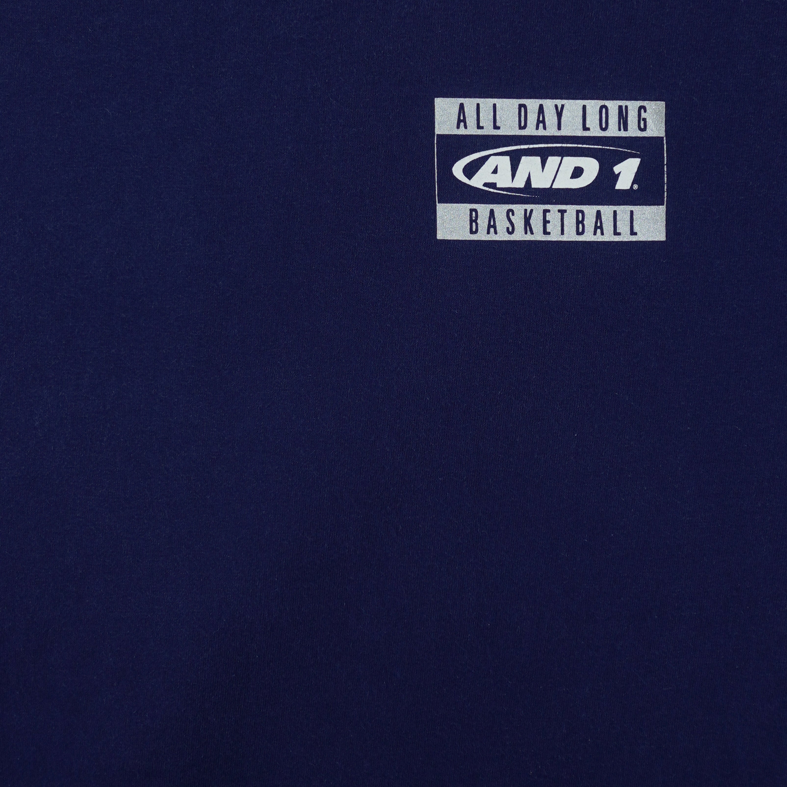 Vintage (And 1) - All Day Long Basketball Spell-Out T-Shirt 1990s X-Large Vintage Retro