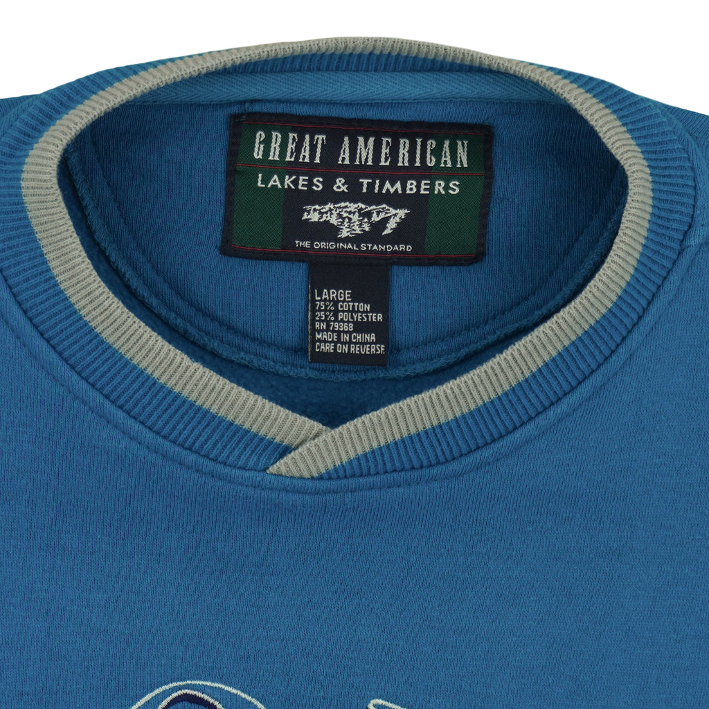 Vintage (Great America) - Golfing Tradition Crew Neck Sweatshirt 1990s Large Vintage Retro