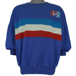 Vintage - Purple Pepsi embroidered Crew Neck Sweatshirt 1990s X-Large Vintage Retro