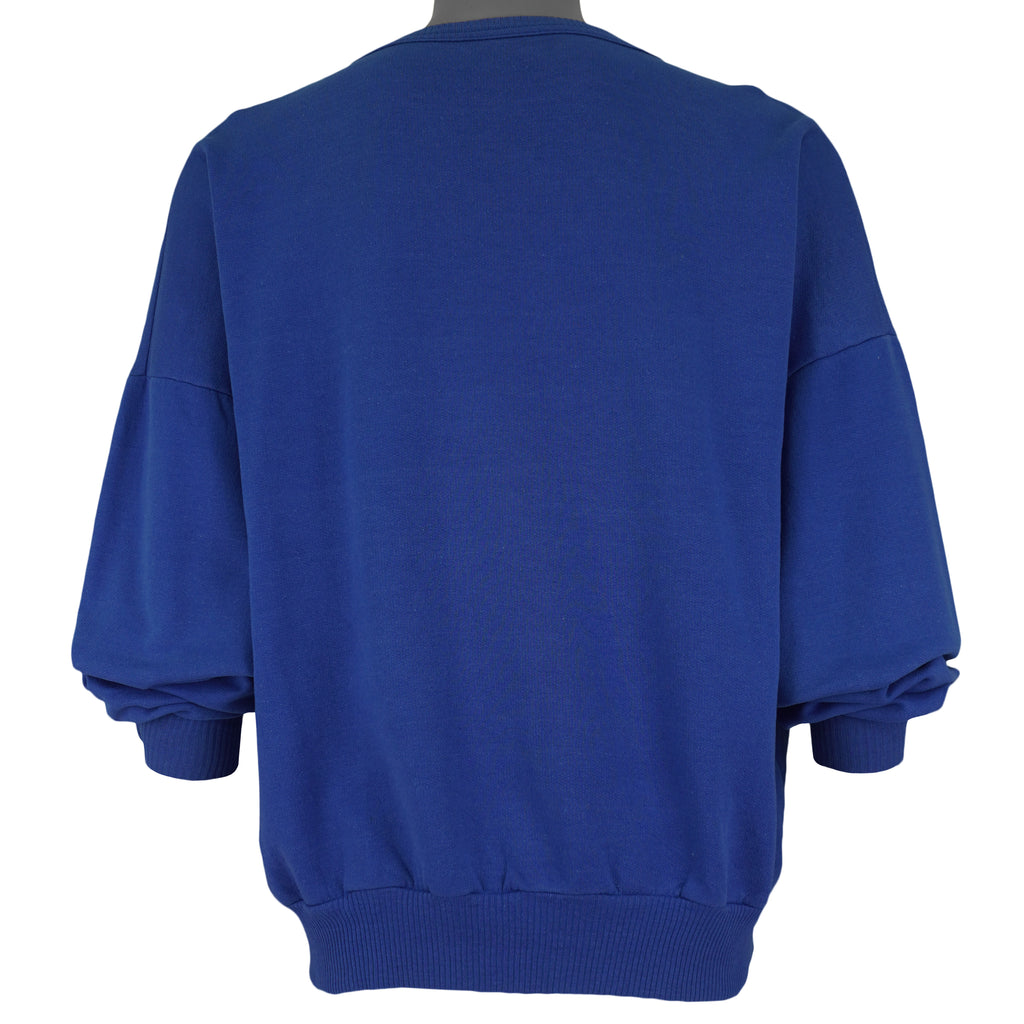 Vintage - Purple Pepsi embroidered Crew Neck Sweatshirt 1990s X-Large Vintage Retro