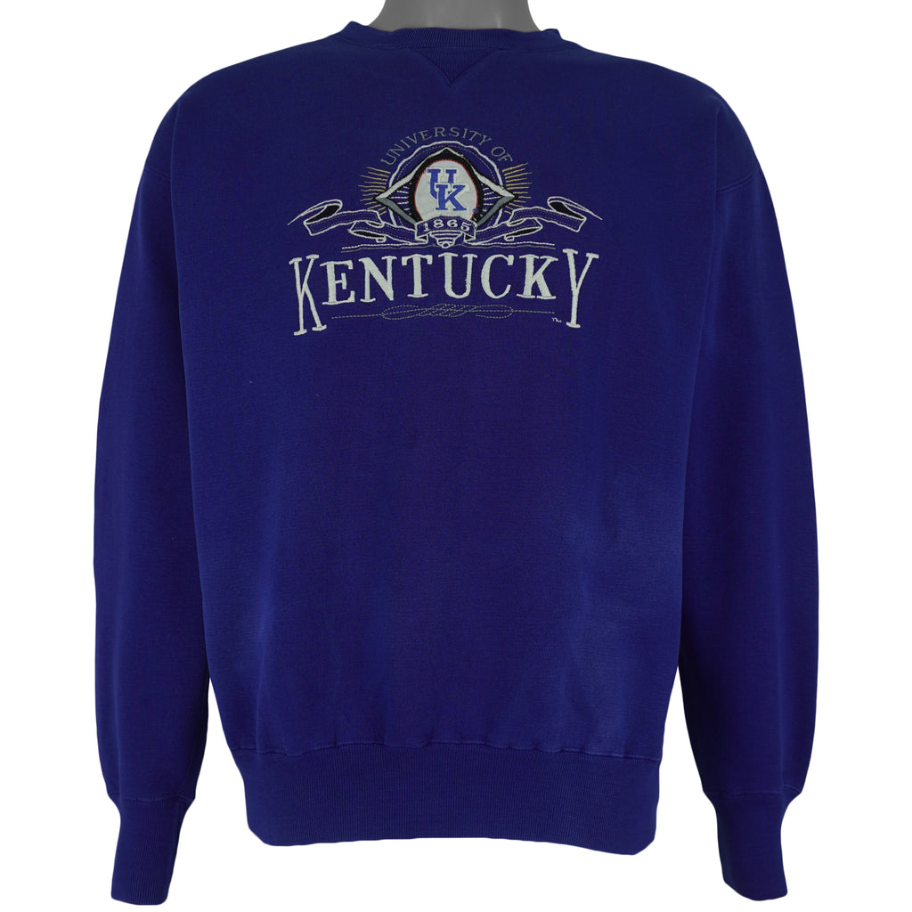 NCAA (Midweat) - University of Kentucky Wildcats Crew Neck Sweatshirt 1990s Medium Vintage Retro