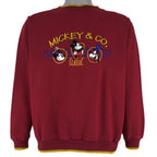 Disney (Mickey& Co.) - Mickey Mouse Classic Crew Neck Sweatshirt 1990s Medium Vintage Retro