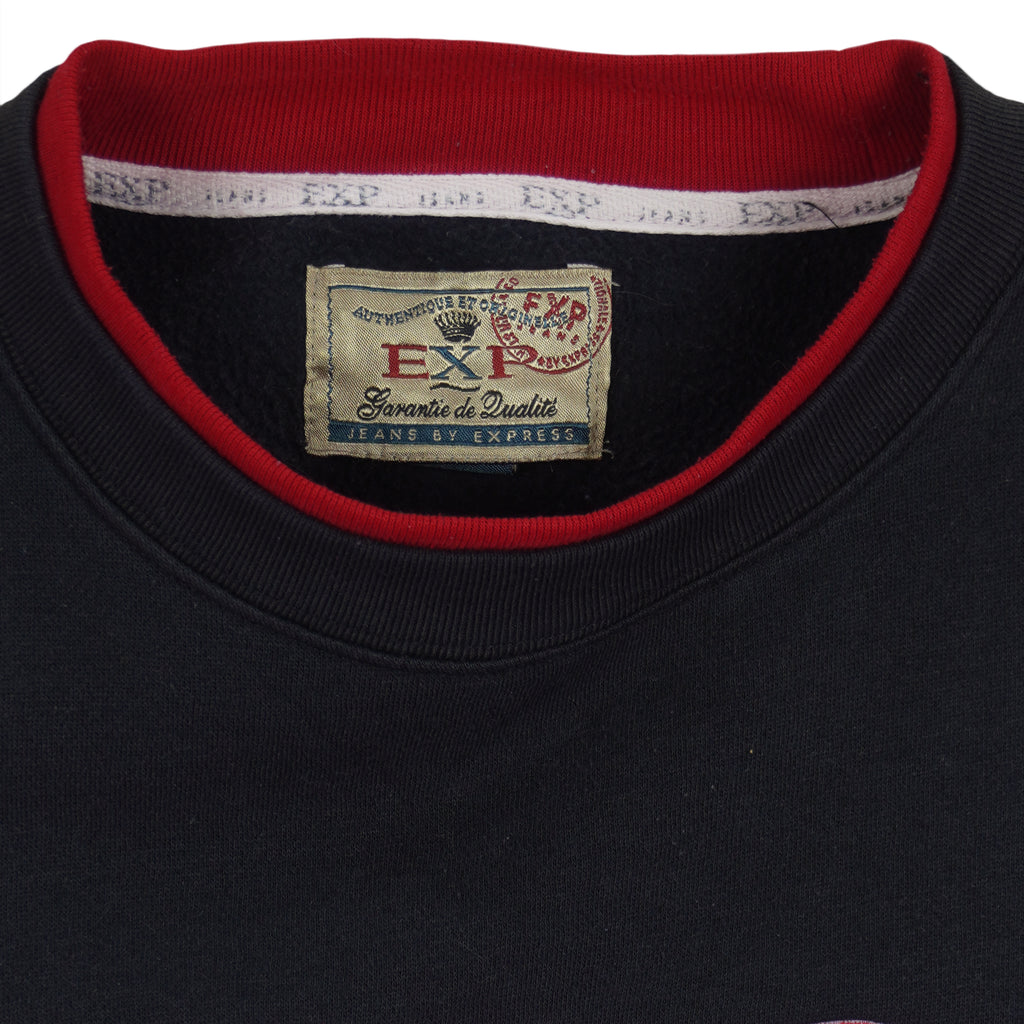 Vintage - Mont Blanc Ski Crew Neck Sweatshirt 1980s Small Vintage Retro