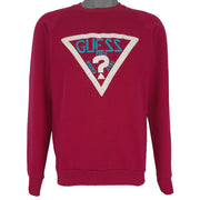 Guess (Jerzees) - Guess Paris Jeans Spell-Out Sweatshirt 1990s Large Vintage Retro