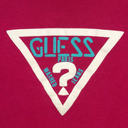 Guess (Jerzees) - Guess Paris Jeans Spell-Out Sweatshirt 1990s Large Vintage Retro