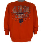 NCAA (Jerzees) - Clemson Tigers Crew Neck Sweatshirt 1990s X-Large Vintage Retro