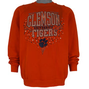 NCAA (Jerzees) - Clemson Tigers Crew Neck Sweatshirt 1990s X-Large Vintage Retro