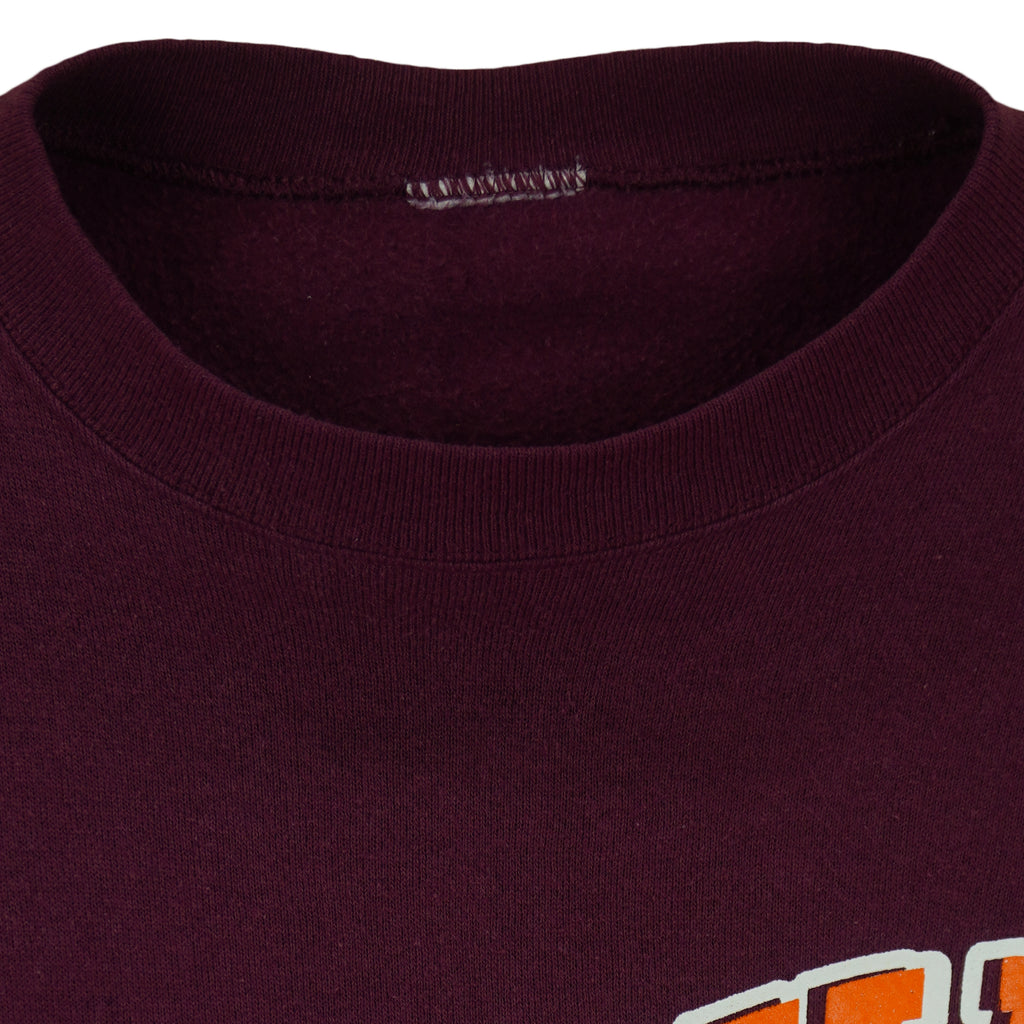NCAA - Virginia Tech Hokies Crew Neck Sweatshirt 1990s X-Large Vintage Retro
