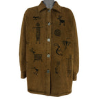 Vintage (Bfofo)  - Lagenlook Hippie Art Jacket 1990s X-Large Vintage Retro