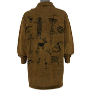 Vintage (Bfofo)  - Lagenlook Hippie Art Jacket 1990s X-Large Vintage Retro