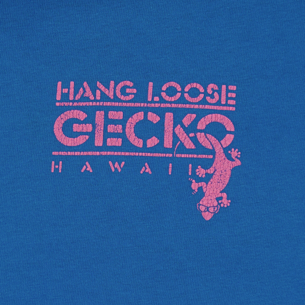 Vintage (Hanes) - Hang Loose Gecko Hawaii Single Stitch T-Shirt 1990s Large Vintage Retro