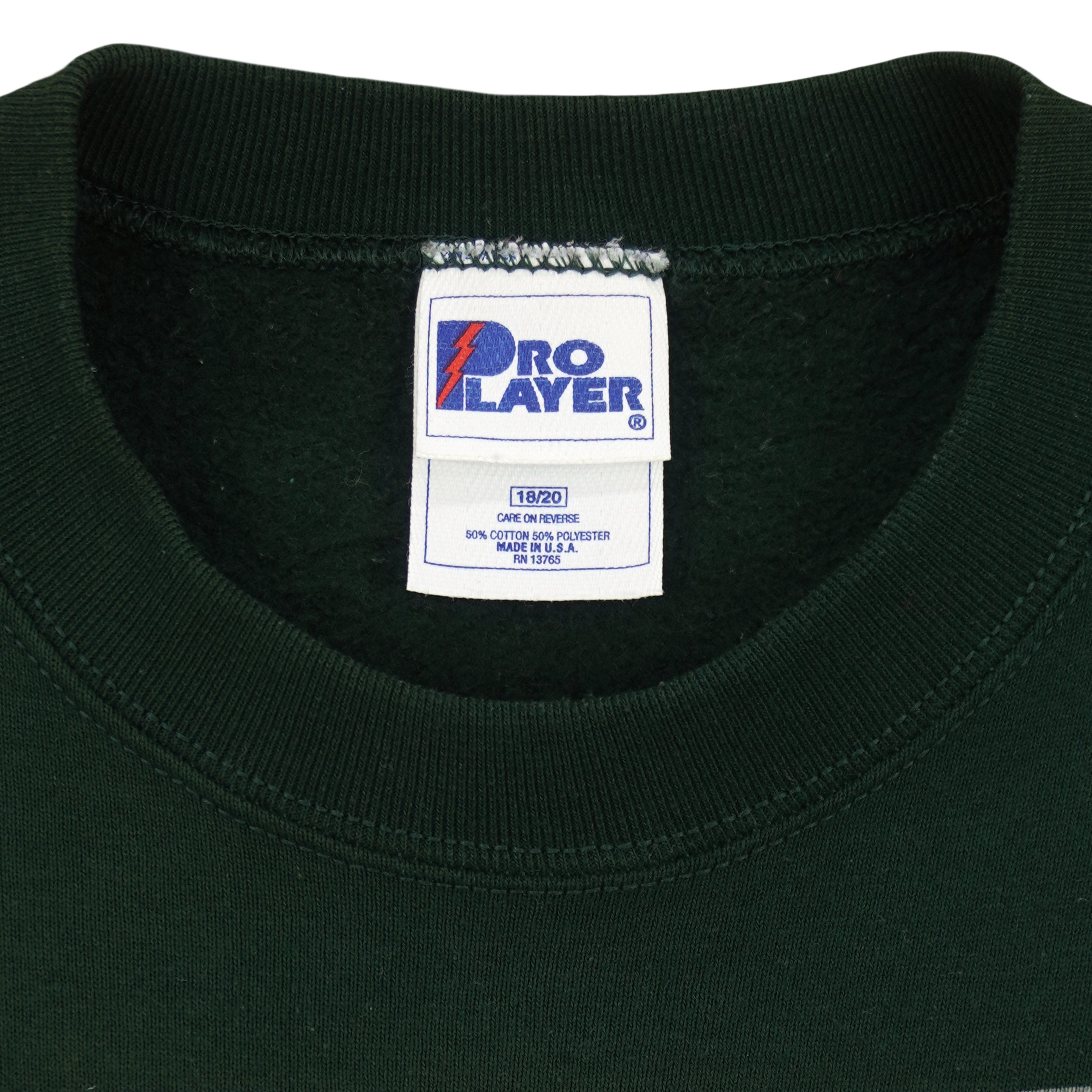 NFL (Pro Player) - Green Bay Packers Big Logo Sweatshirt 1990s Large Vintage Retro Football