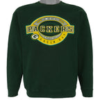 NFL (Pro Player) - Green Bay Packers Spell-Out Sweatshirt 1990s Medium Vintage Retro Football