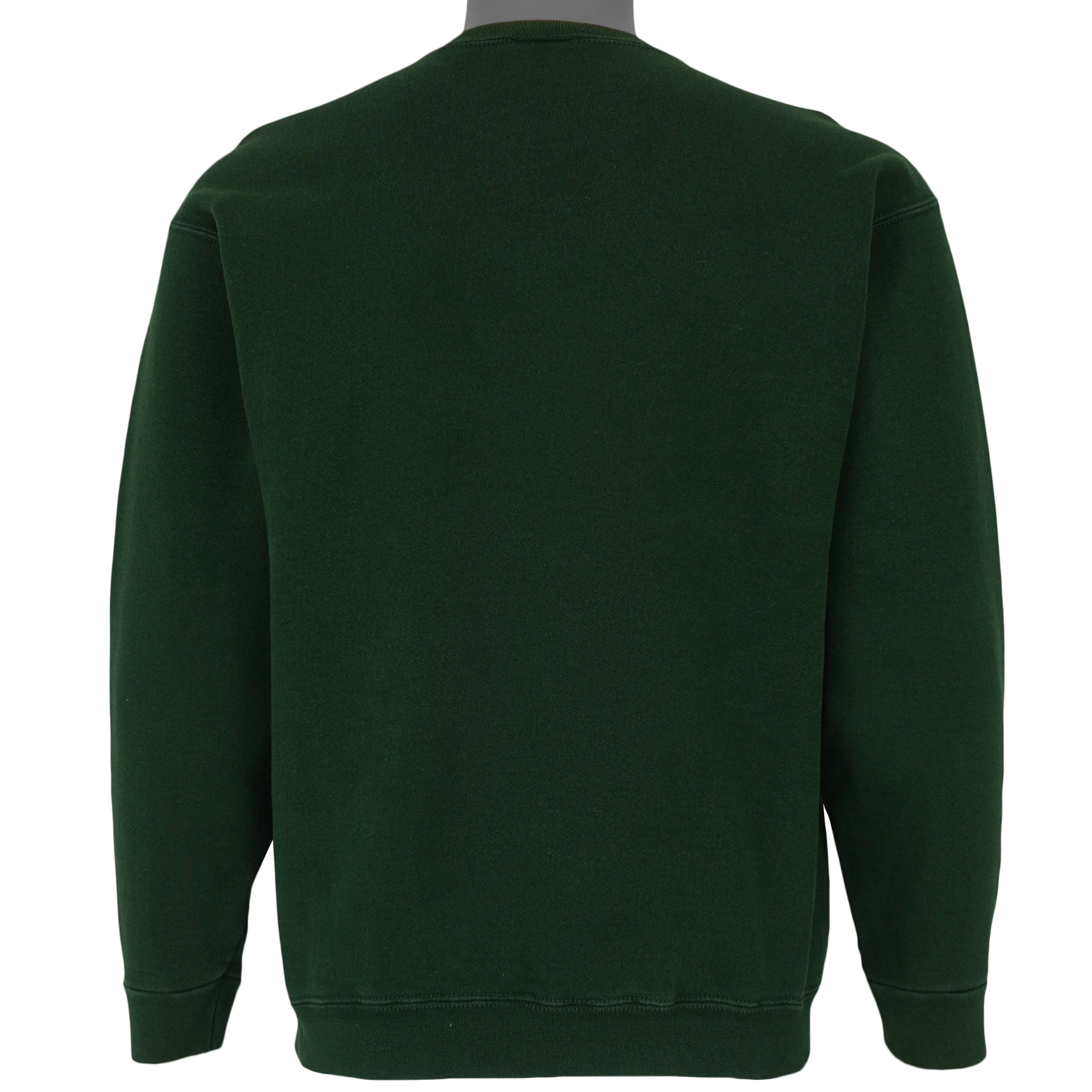 NFL (Pro Player) - Green Bay Packers Spell-Out Sweatshirt 1990s Medium Vintage Retro Football