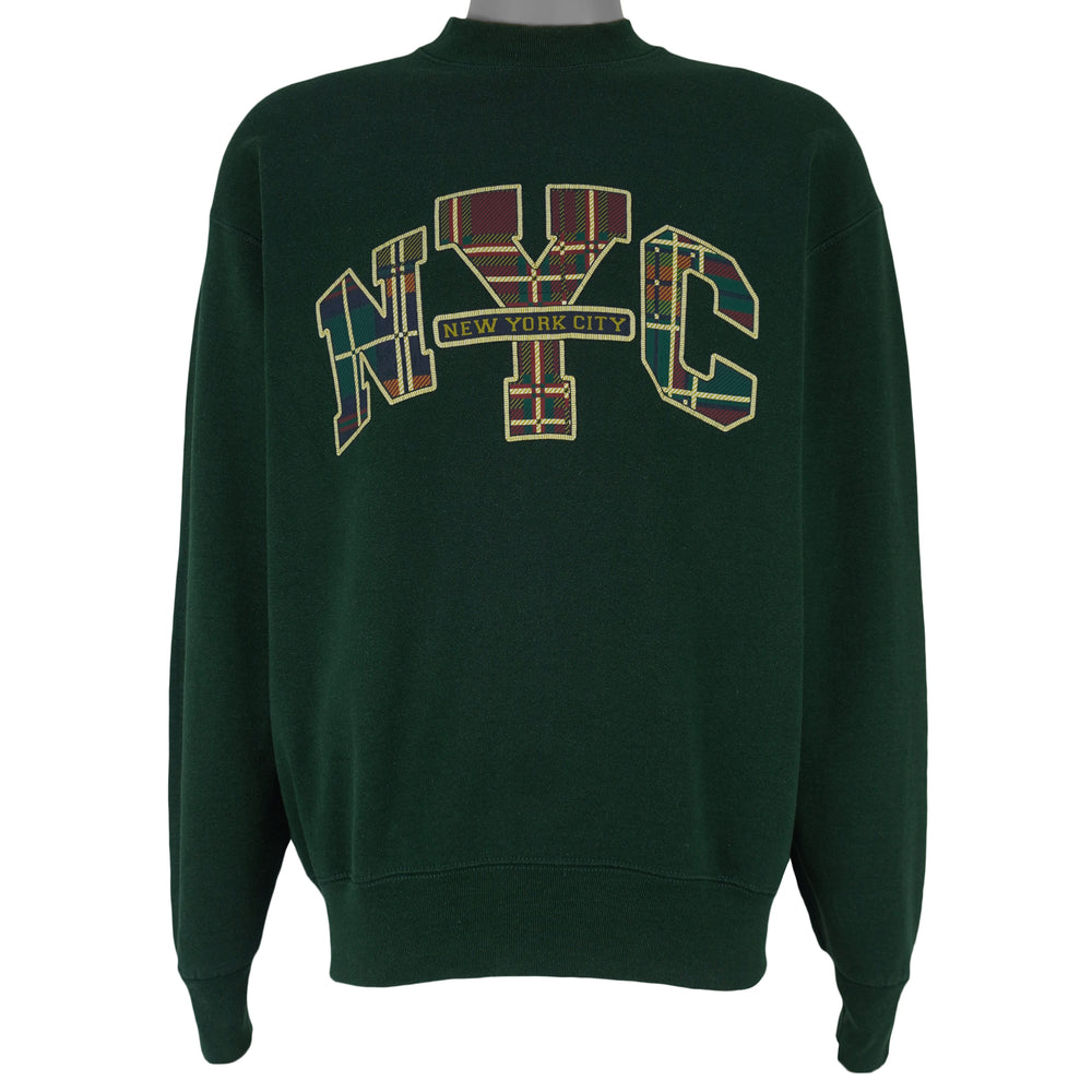 Vintage (Pro Player) - NYC New York City Crew Neck Sweatshirt 1990s Large Vintage Retro