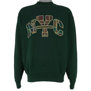 Vintage (Pro Player) - NYC New York City Crew Neck Sweatshirt 1990s Large Vintage Retro