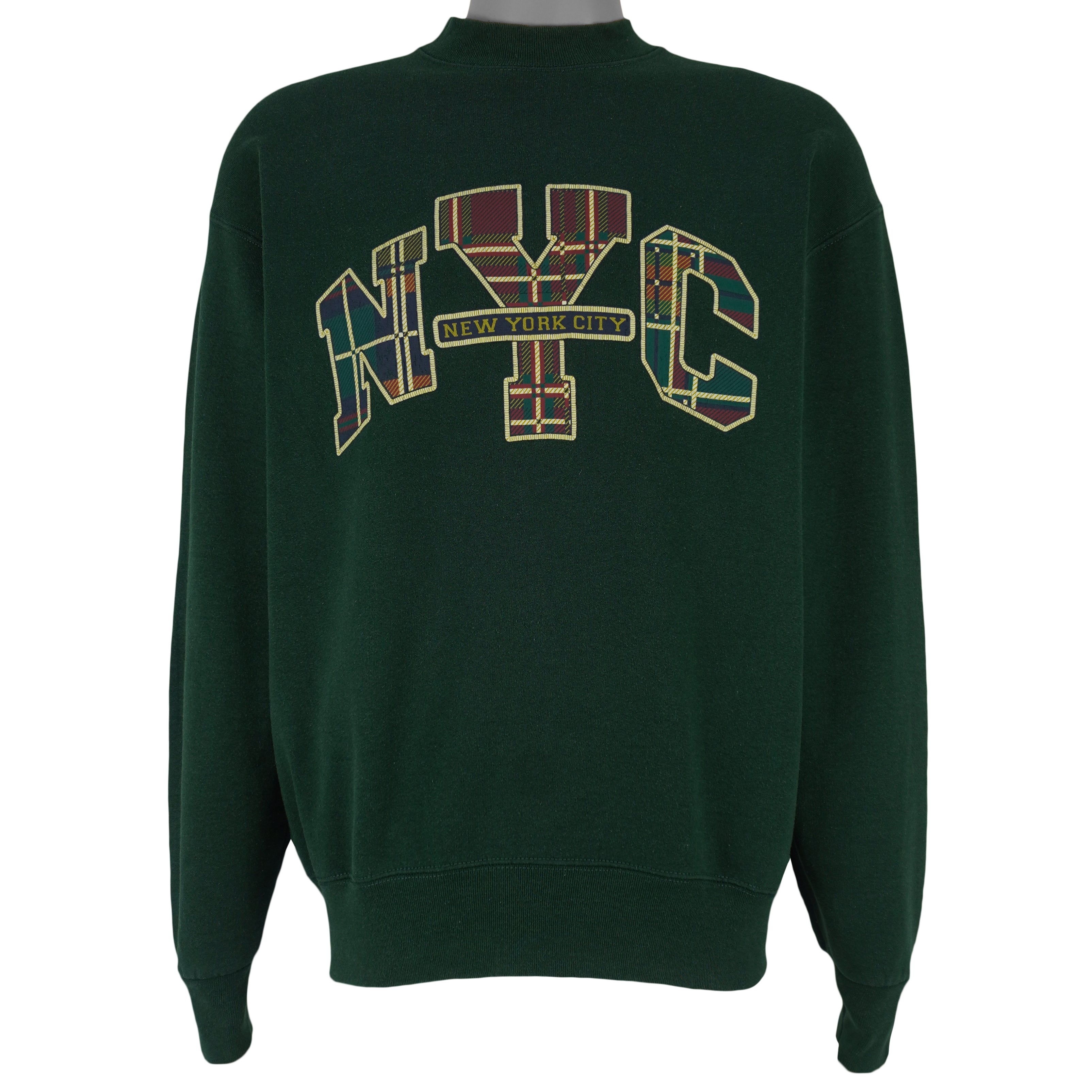 Vintage (Pro Player) - NYC New York City Crew Neck Sweatshirt 1990s Large Vintage Retro