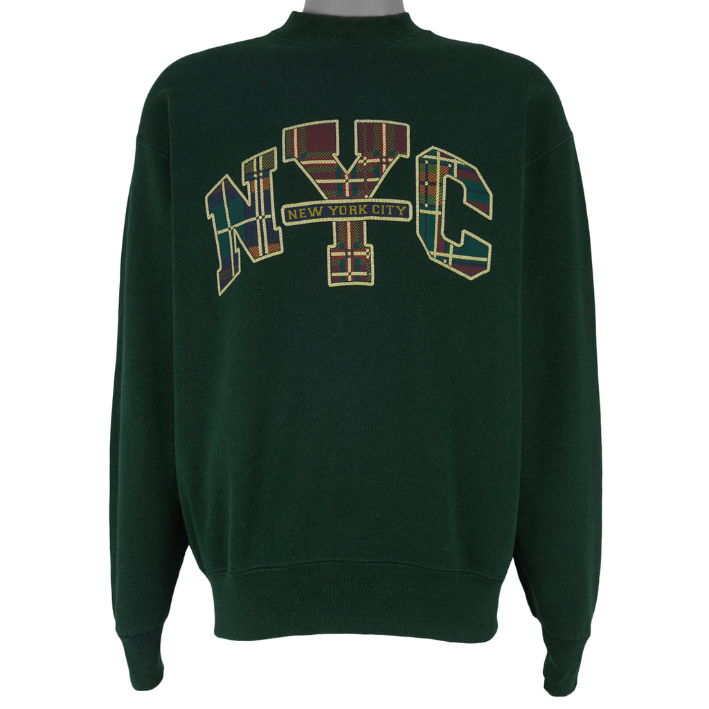 Vintage (Pro Player) - NYC New York City Crew Neck Sweatshirt 1990s Large Vintage Retro