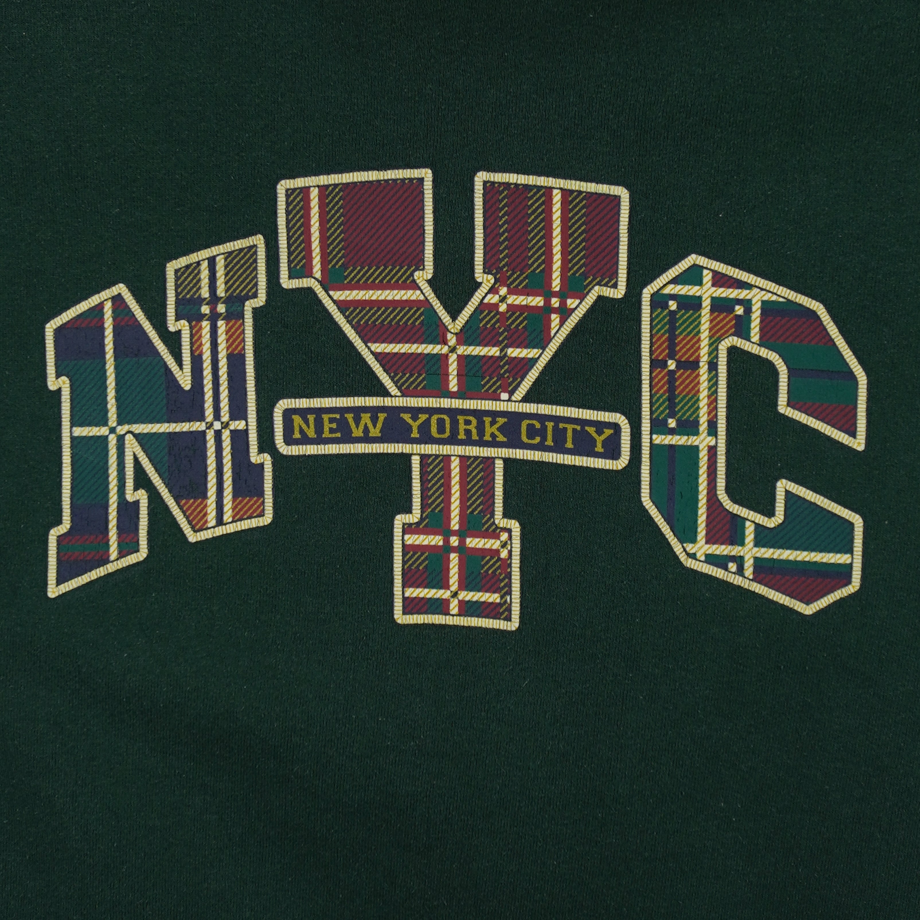 Vintage (Pro Player) - NYC New York City Crew Neck Sweatshirt 1990s Large Vintage Retro