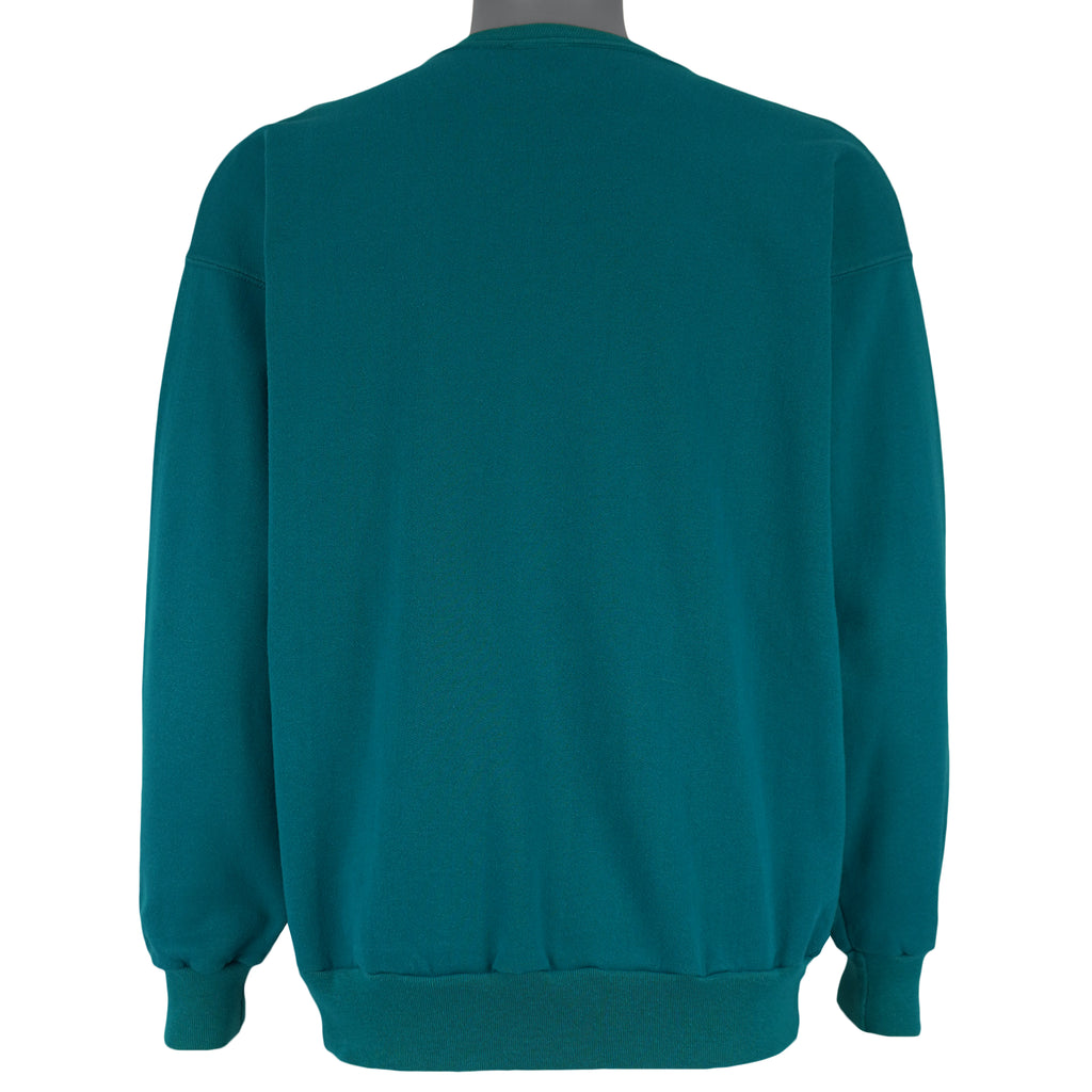 Vintage (White Pine) - Waskesiu Lake Loon Crew Neck Sweatshirt 1990s Medium Vintage Retro