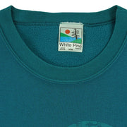 Vintage (White Pine) - Waskesiu Lake Loon Crew Neck Sweatshirt 1990s Medium Vintage Retro