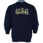 Vintage (Morning Sun) - Kittens In The Window Crew Neck Sweatshirt 1990s Large Vintage Retro