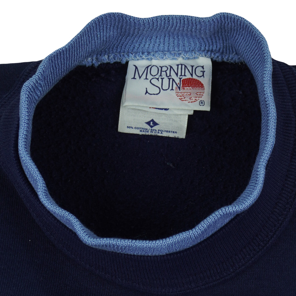 Vintage (Morning Sun) - Kittens In The Window Crew Neck Sweatshirt 1990s Large Vintage Retro