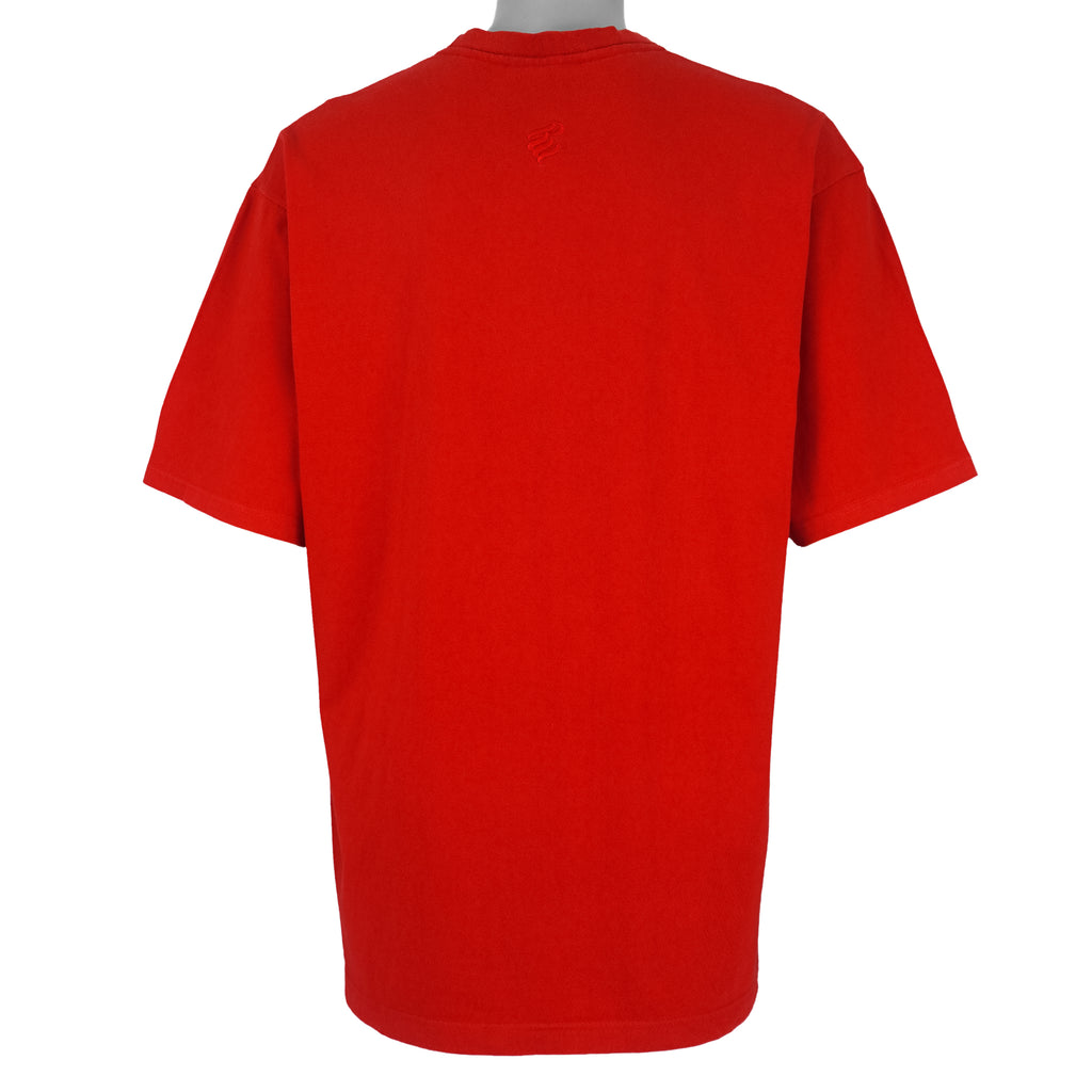 Roca Wea - Red Spell-Out T-Shirt 1990s X-Large Vintage Retro