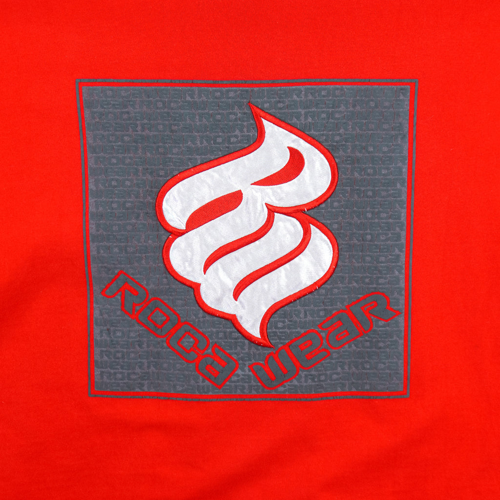 Roca Wea - Red Spell-Out T-Shirt 1990s X-Large Vintage Retro