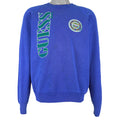 Guess - USA Goes First Class, Spell-Out Crew Neck Sweatshirt 1989 Large Vintage Retro