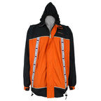Karl Kani - Orange & Black Big Taped Logo Windbreaker 1990s Large Vintage Retro