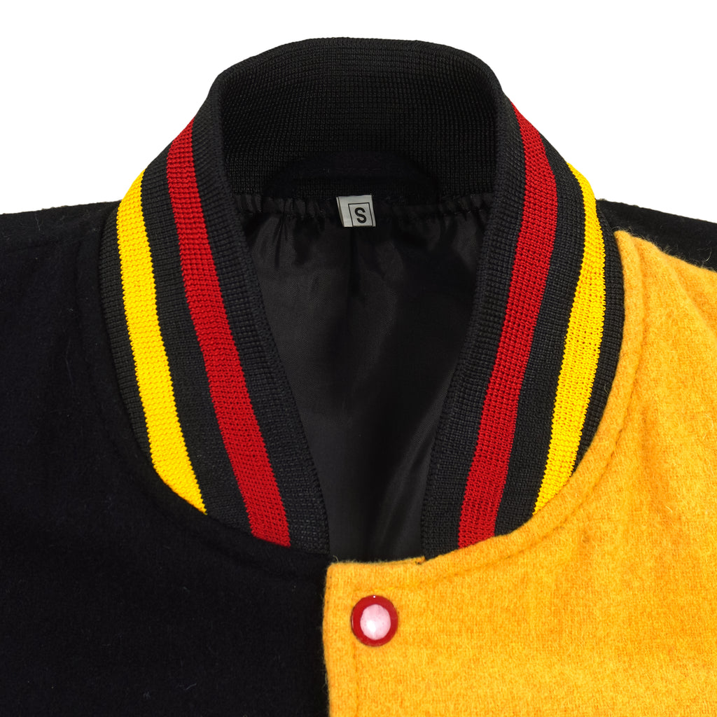 Vintage - HBCU Pride Spell-Out Leather Varsity Jacket 1990s Small Vintage Retro