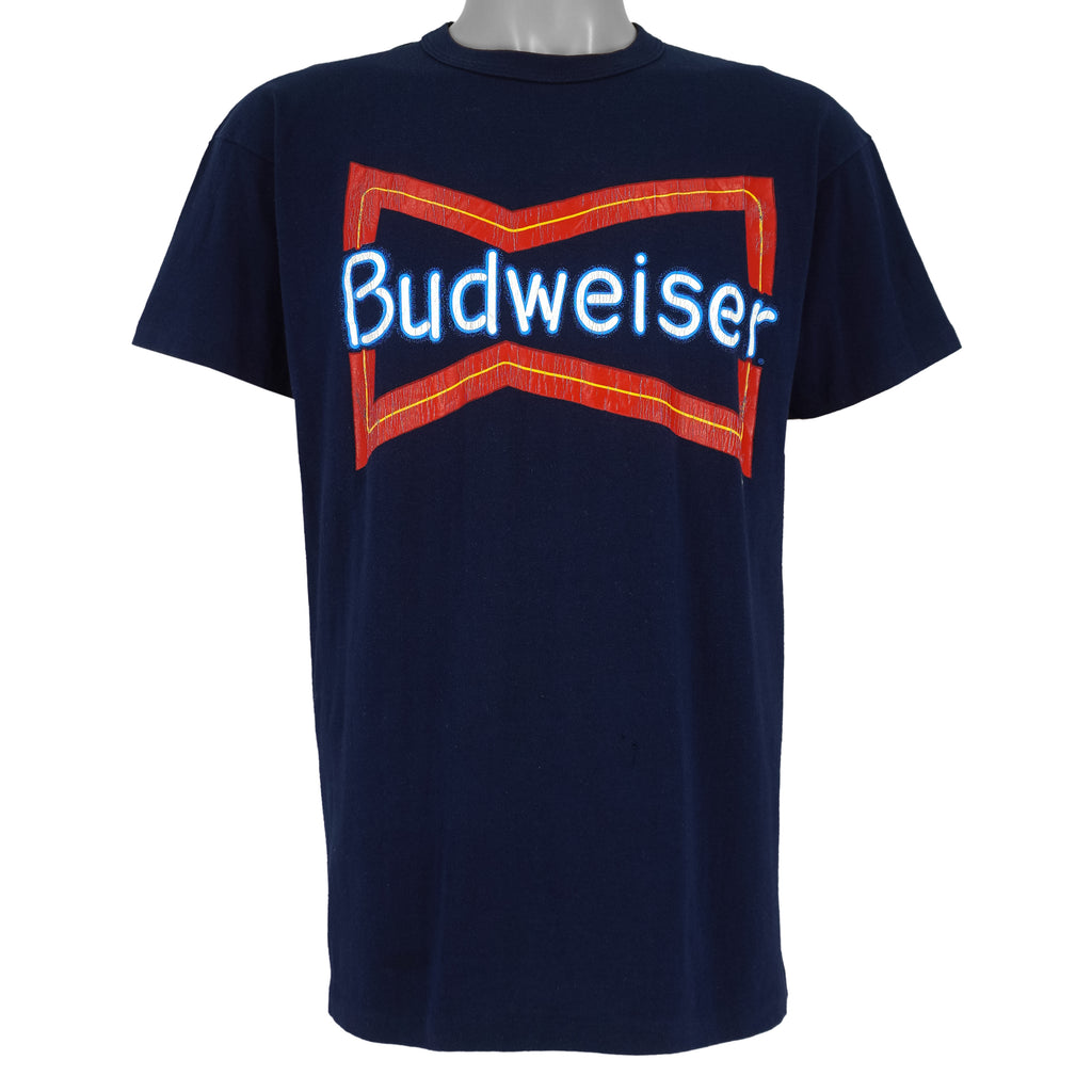 Budweiser (Stone Creek) - Big Spell-Out T-Shirt 1990s X-Large Vintage Retro