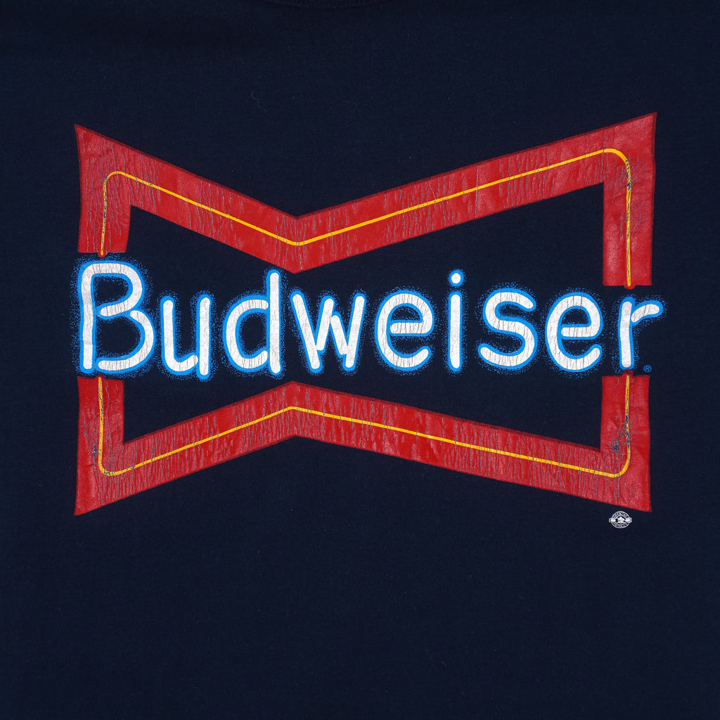 Budweiser (Stone Creek) - Big Spell-Out T-Shirt 1990s X-Large Vintage Retro