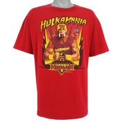 Vintage (AAA) - Hulkamania WWE, Hulk Still Rules Spell-Out T-Shirt 1990s X-Large Vintage Retro