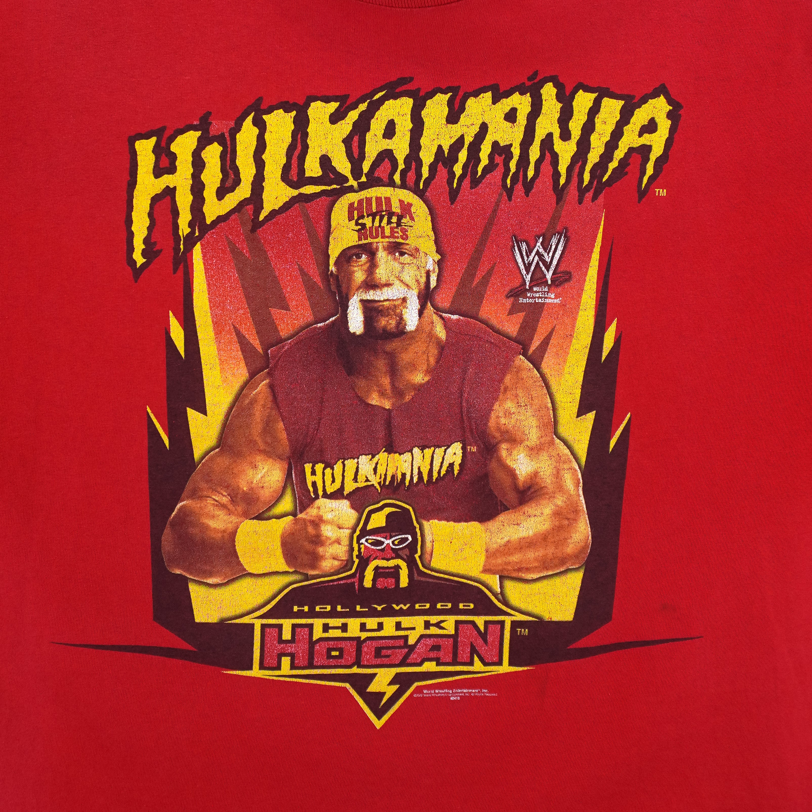 Vintage (AAA) - Hulkamania WWE, Hulk Still Rules Spell-Out T-Shirt 1990s X-Large Vintage Retro
