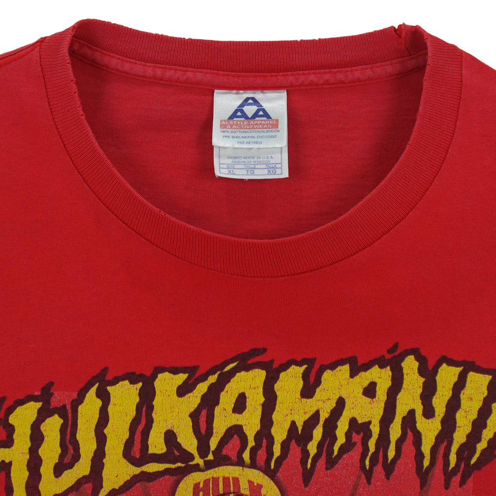 Vintage (AAA) - Hulkamania WWE, Hulk Still Rules Spell-Out T-Shirt 1990s X-Large Vintage Retro