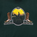 Vintage - Western Cowboy Boots Single Stitch T-Shirt 1990s Medium Vintage Retro